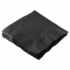 Budget ⭐ Hoffmaster® Beverage Napkins, 2-Ply, 9 1/2 X 9 1/2, Black, 1000/Carton 🔔