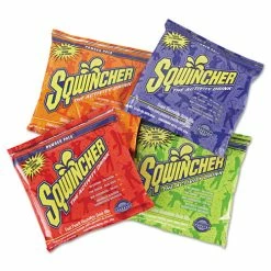Brand new 💯 Sqwincher® Powder Pack Concentrated Activity Drink, Assorted, 23.83 Oz Packet, 32/Carton 👍