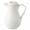 Flash Sale 🔔 Hormel Poly Lined Carafe, Swirl Design, 64 Oz Capacity, White ✨
