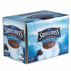 Outlet 🥰 Swiss Miss® Hot Cocoa Mix, No Sugar Added, 24 Packets/Box 🎉