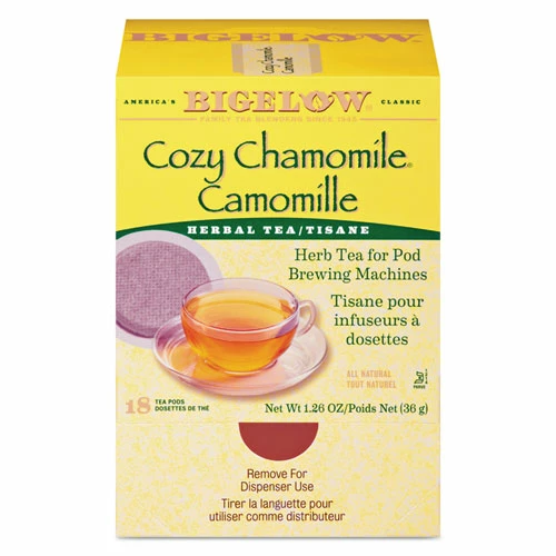 Top 10 😉 Bigelow® Cozy Chamomile Herbal Tea Pods, 1.90 Oz, 18/Box ⭐ 1 Top 10 😉 Bigelow® Cozy Chamomile Herbal Tea Pods, 1.90 Oz, 18/Box ⭐