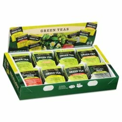 New ✔️ Bigelow® Green Tea Assortment, Tea Bags, 64/Box, 6 Boxes/Carton 👏