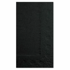 Brand new 🛒 Hoffmaster® Dinner Napkins, 2-Ply, 15 X 17, Black, 1000/Carton 🌟