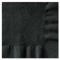 Outlet 😍 Hoffmaster® Beverage Napkins, 1-Ply, 10 X 10, Black, 1000/Carton 👍