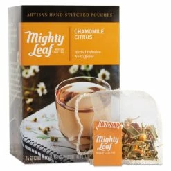 Best Sale 🎁 Mighty Leaf® Tea Whole Leaf Tea Pouches, Chamomile Citrus, 15/Box 🛒