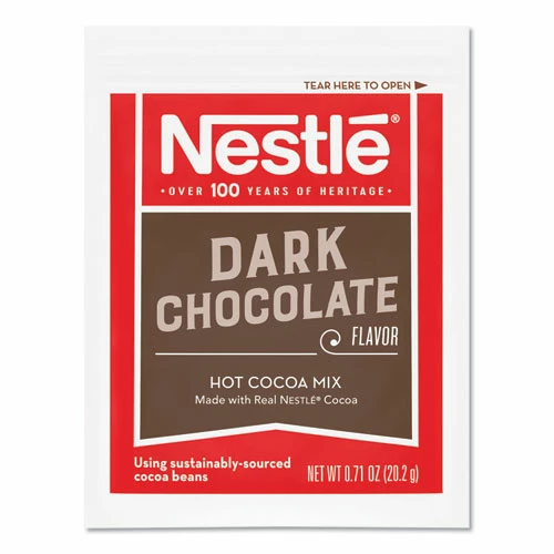 Cheap 😉 Nestlé® Hot Cocoa Mix, Dark Chocolate, 0.71 Oz, 50/Box 👍 - Image 5