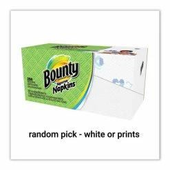 Best Pirce 😉 Bounty® Quilted Napkins, 1-Ply, 12 1/10 X 12, Assorted - Print Or White, 200/Pack ✨