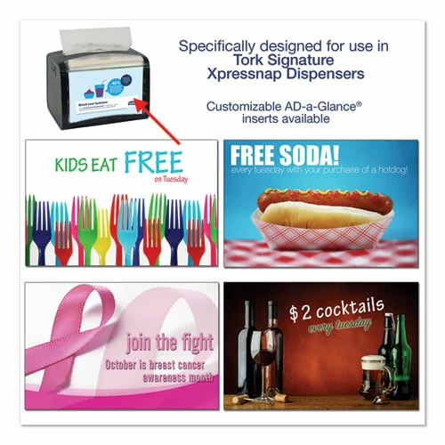 Hot Sale 💯 Tork® Xpressnap Interfold Dispenser Napkins, 2-Ply, 6.5" X 8.5", White, 6000/Carton 💯 - Image 6