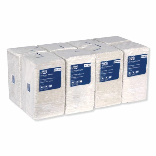 Promo 🤩 Tork® Universal Beverage Napkin, 1-Ply,9.13 X 9.13, 1/4 Fold, Poly-Pack, White, 4000/Carton 😉 - Image 8
