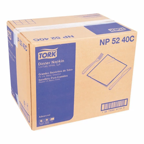 Top 10 👍 Tork® Advanced Dinner Napkins, 2-Ply, 15" X 16.25", White, 375/Pack, 8 Packs/Carton 🥰 - Image 2