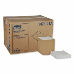 Best Sale 🎁 Tork® Universal Dinner Napkins, 1-Ply, 17" X 17", 1/4 Fold, White, 4008/Carton 🔥