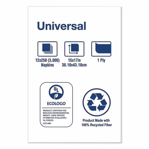 Brand new 😉 Tork® Universal One-Ply Dinner Napkins, 1-Ply, 15" X 17", Natural, 250/Pack, 12PK/CT 🔔 - Image 4