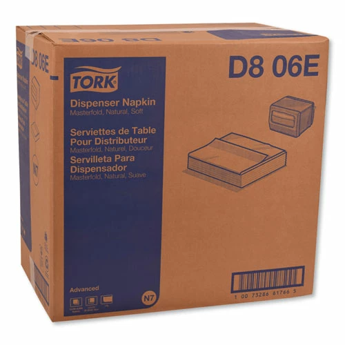 Deals ✨ Tork® Advanced Masterfold Dispenser Napkin, 1-Ply, 12" X 17", Natural, 500/PK, 12PK/CT 👏 - Image 2