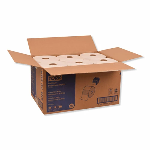 Flash Sale 🎁 Tork® Rollnap Dispenser Napkins, 1-Ply, 17" X 7.13", Roll, White, 6000/Carton ❤️ - Image 3