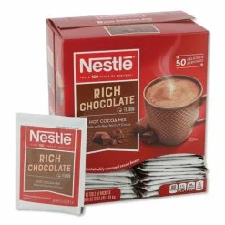 Best deal ✔️ Nestlé® Hot Cocoa Mix, Rich Chocolate, .71oz, 50/Box 🎁