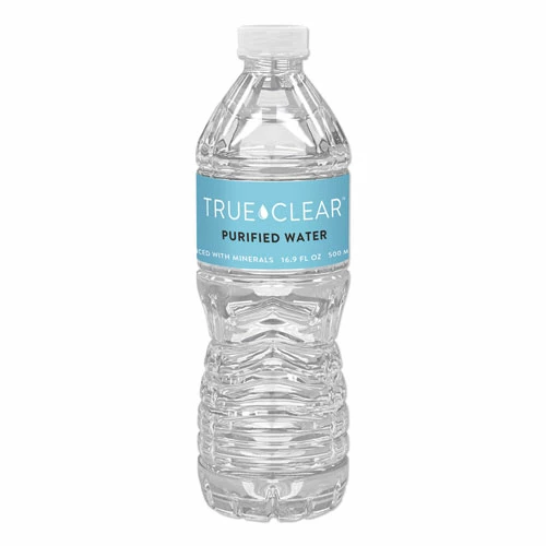 Outlet 🔥 True Clear® Purified Bottled Water, 16.9 Oz Bottle, 24 Bottles/Carton 🧨