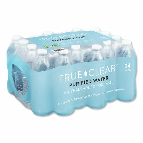 Outlet 🔥 True Clear® Purified Bottled Water, 16.9 Oz Bottle, 24 Bottles/Carton 🧨 - Image 3
