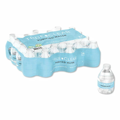 Best Pirce 🎉 True Clear® Purified Bottled Water, 8 Oz Bottle, 24 Bottles/Carton ❤️ - Image 2