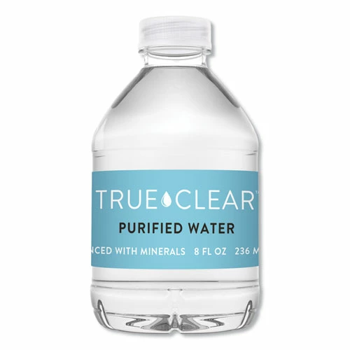 Best Pirce 🎉 True Clear® Purified Bottled Water, 8 Oz Bottle, 24 Bottles/Carton ❤️