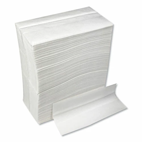 Best Pirce ❤️ GEN Tall-Fold Napkins, 1-Ply, 7 X 13 1/4, White, 10,000/Carton 🛒 - Image 2