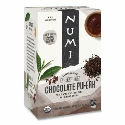 Brand new ⌛ Numi® Organic Tea, Chocolate Puerh, 16/Box ❤️