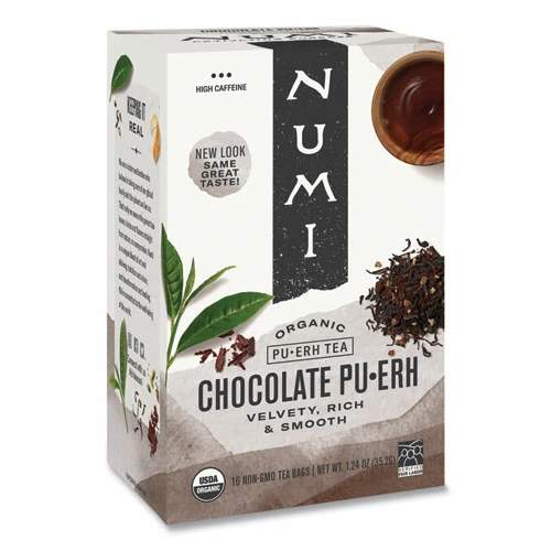Brand new ⌛ Numi® Organic Tea, Chocolate Puerh, 16/Box ❤️