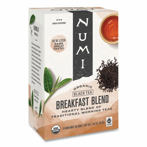 Top 10 👏 Numi® Organic Teas And Teasans, 1.4 Oz, Breakfast Blend, 18/Box 💯