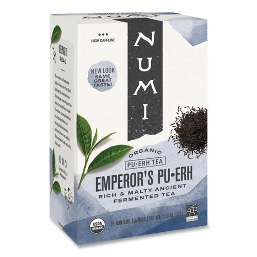 Top 10 🥰 Numi® Organic Teas And Teasans, 0.125 Oz, Emperor's Puerh, 16/Box ❤️
