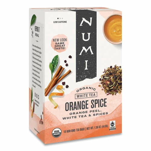 Top 10 🔥 Numi® Organic Teas And Teasans, 1.58 Oz, White Orange Spice, 16/Box 😀