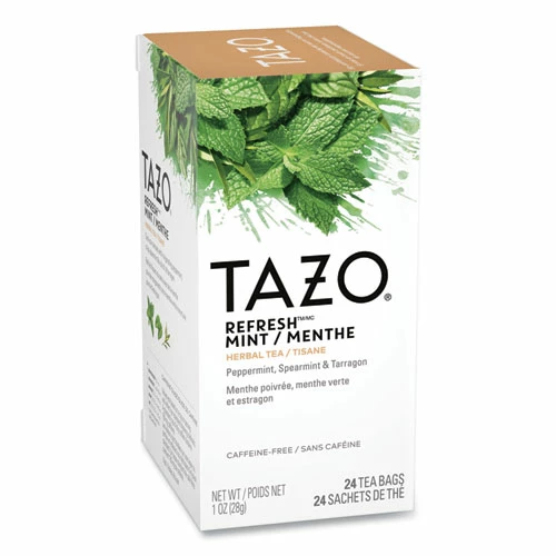 Buy 😀 Tazo® Tea Bags, Refresh Mint, 1 Oz, 24/Box 🧨