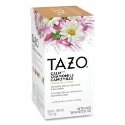 Flash Sale 🔔 Tazo® Tea Bags, Calm Chamomile, 24/Box 😍