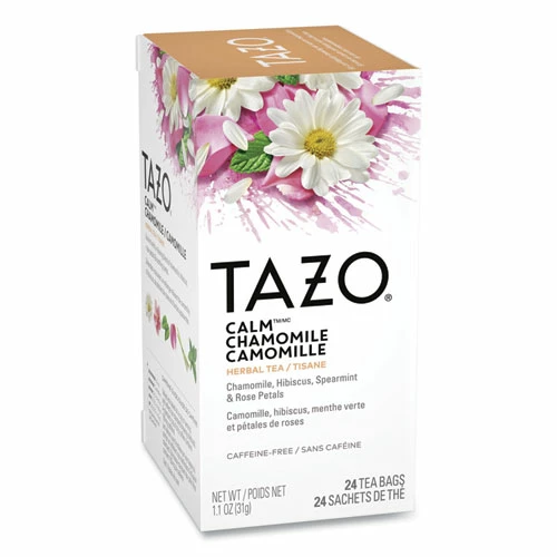 Flash Sale 🔔 Tazo® Tea Bags, Calm Chamomile, 24/Box 😍