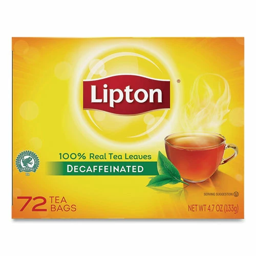 Best Pirce 🥰 Lipton® Tea Bags, Decaffeinated, 72/Box 😀 - Image 2
