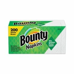 Brand new 👏 Bounty® Quilted Napkins, 1-Ply, 12 1/10 X 12, White, 200/Pack, 8 Pack/Carton ❤️