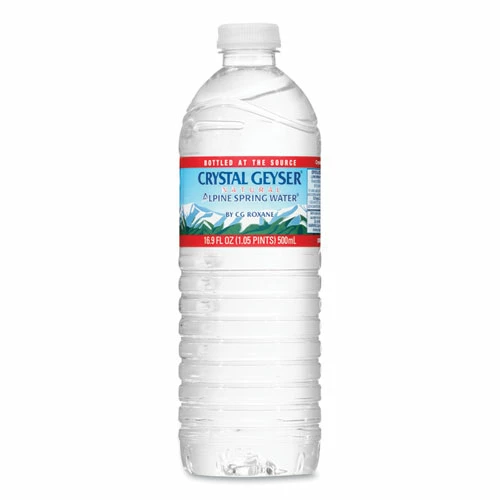 New ⌛ Crystal Geyser® Alpine Spring Water, 16.9 Oz Bottle, 24/Case ⭐ 1 New ⌛ Crystal Geyser® Alpine Spring Water, 16.9 Oz Bottle, 24/Case ⭐