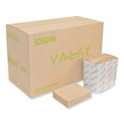 Promo 🥰 Morcon Tissue Valay Interfolded Napkins, 1-Ply, 6.3 X 8.85, Kraft, 6,000/Carton 👏