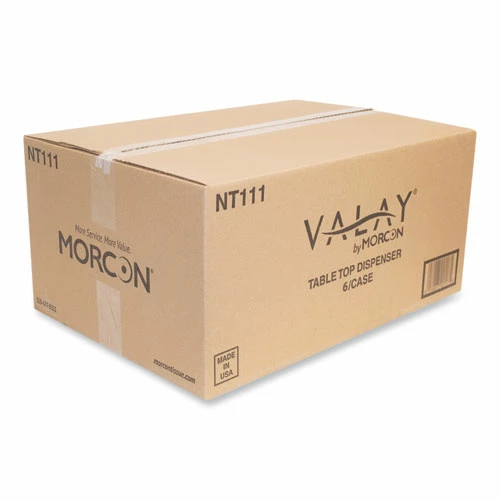 Brand new ⭐ Morcon Tissue Valay Table Top Napkin Dispenser, 6.5 X 8.4 X 6.3, Black 🌟 - Image 2