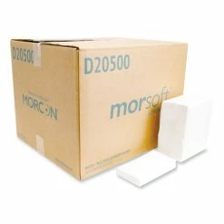 Budget 🥰 Morcon Tissue Morsoft Dispenser Napkins, 1-Ply, 6 X 13.5, White, 500/Pack, 20 Packs/Carton ⌛