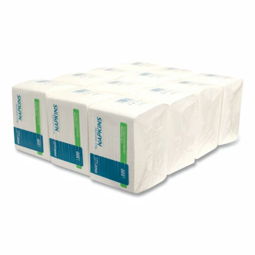 Cheapest ❤️ Morcon Tissue Morsoft 1/4 Fold Lunch Napkins, 1 Ply, 11.8" X 11.8", White, 6,000/Carton ⌛ - Image 4