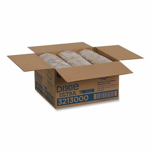 Deals 💯 Dixie® Interfold Napkin Refills, 2 Ply, 6 1/2x9 7/8, White, 500/Pk, 6 Pack/Ctn 😀 - Image 5