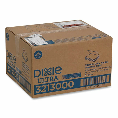 Deals 💯 Dixie® Interfold Napkin Refills, 2 Ply, 6 1/2x9 7/8, White, 500/Pk, 6 Pack/Ctn 😀 - Image 6