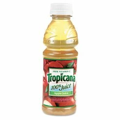 Deals ⌛ Tropicana® 100% Juice, Apple, 10oz Bottle, 24/Carton 👏