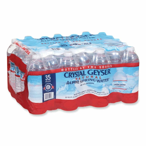 Best Pirce 👏 Crystal Geyser® Natural Alpine Spring Water, 16.9 Oz Bottle, 35/Carton 🛒 - Image 2