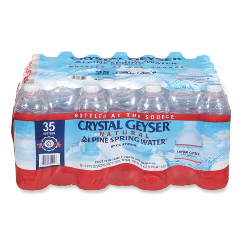 Best Pirce 👏 Crystal Geyser® Natural Alpine Spring Water, 16.9 Oz Bottle, 35/Carton 🛒 - Image 6