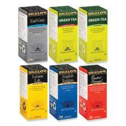 Buy 😍 Bigelow® Assorted Tea Packs, Six Flavors, 28/Box, 168/Carton 👏
