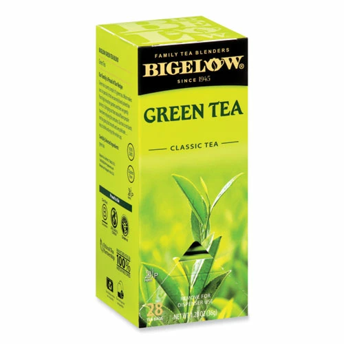 Brand new 🔥 Bigelow® Single Flavor Tea, Green, 28 Bags/Box 😀