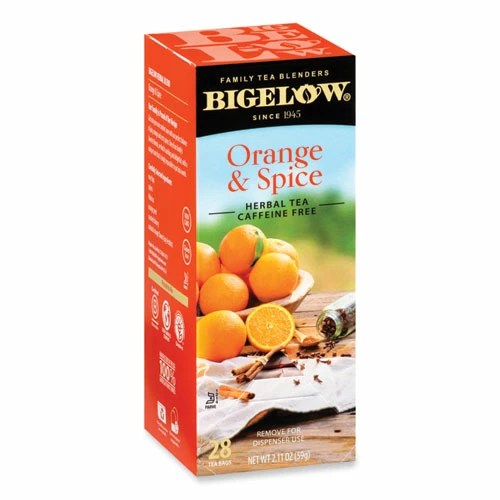 Brand new ⌛ Bigelow® Orange And Spice Herbal Tea, 28/Box 🧨