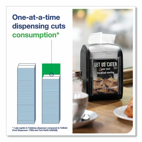 Flash Sale 🧨 Tork® Xpressnap Fit Interfold Dispenser Napkins, 2-Ply, 6.5 X 8.39, White, 120/Pack, 36 Packs/Carton ❤️ - Image 6