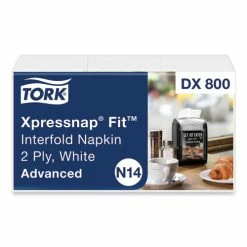 Flash Sale 🧨 Tork® Xpressnap Fit Interfold Dispenser Napkins, 2-Ply, 6.5 X 8.39, White, 120/Pack, 36 Packs/Carton ❤️